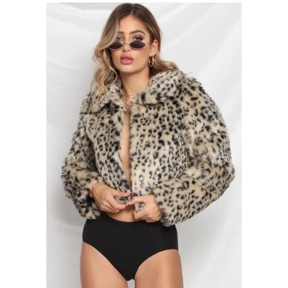 2X H P* Seven Wonders Femme Leopard Coat S. 10 $130‎ - Picture 3 of 8